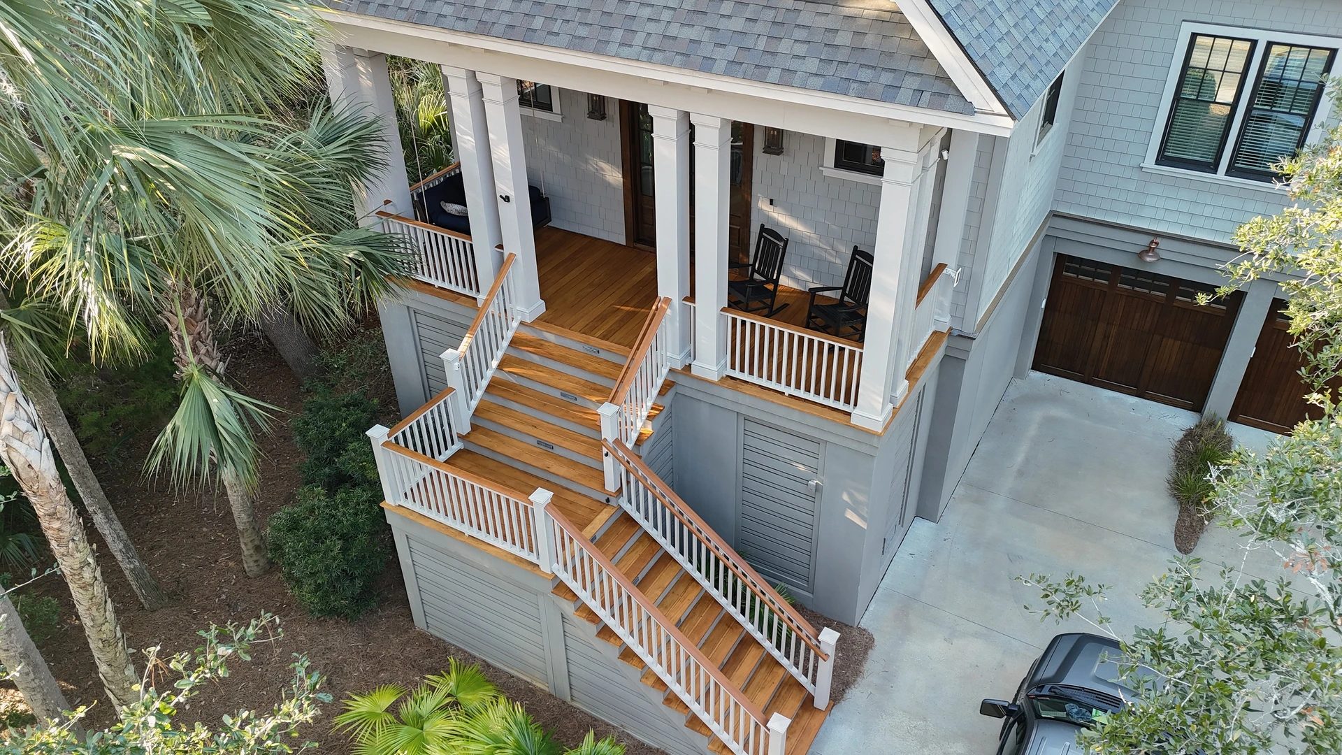 Garapa Deck Restoration — Transition detail